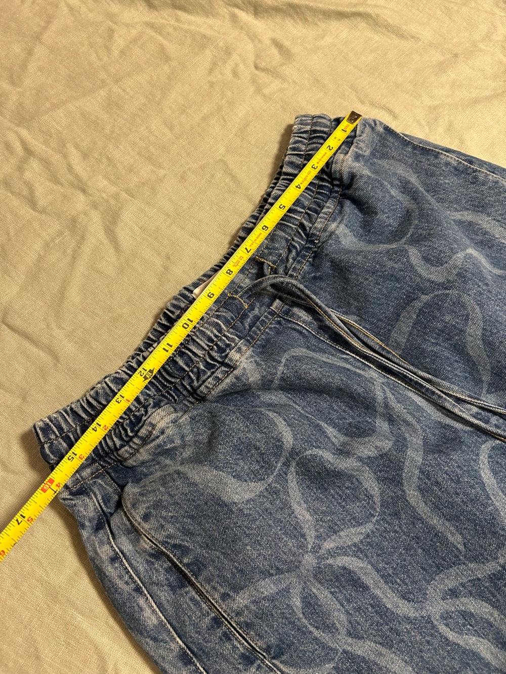 Damson Madder Felix Bow, wide leg barrel jeans size 16 - Picture 11 of 14
